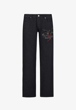 Ed Hardy, - Jeansy Straight Leg