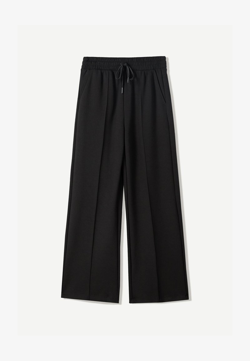 Wide Leg Pantalon à pince Bershka en Noir | ABOUT YOU Wide Leg Pantalon à pince Bershka en Noir | ABOUT YOU