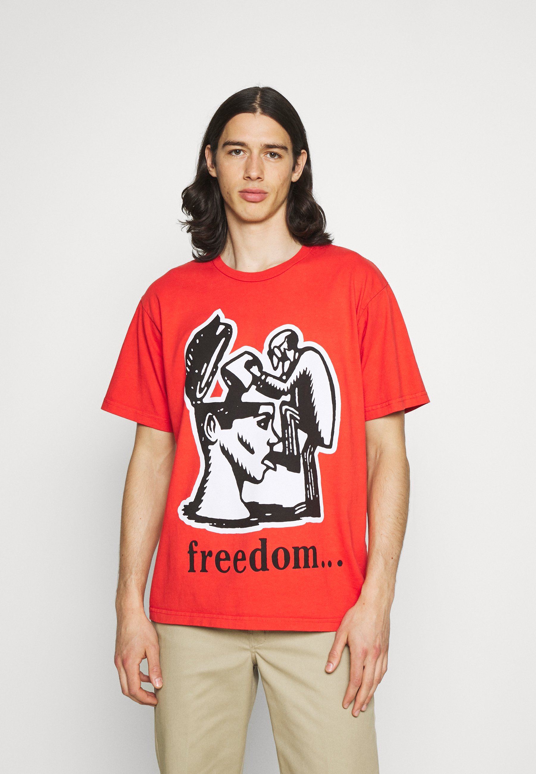 Obey Clothing FREEDOM - Print T-shirt - oxy fire/red - Zalando.ie