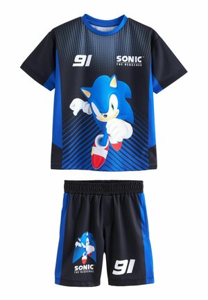 SONIC SET - REGULAR FIT - Šortai - blue black