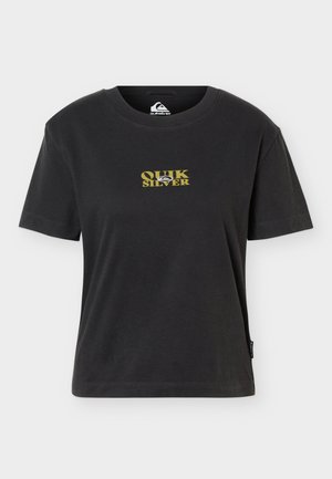 Quiksilver, STANDARD TEE - T-shirt print - black
