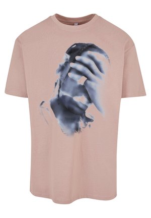 4 AM OVERSIZE TEE - Camiseta estampada - pink