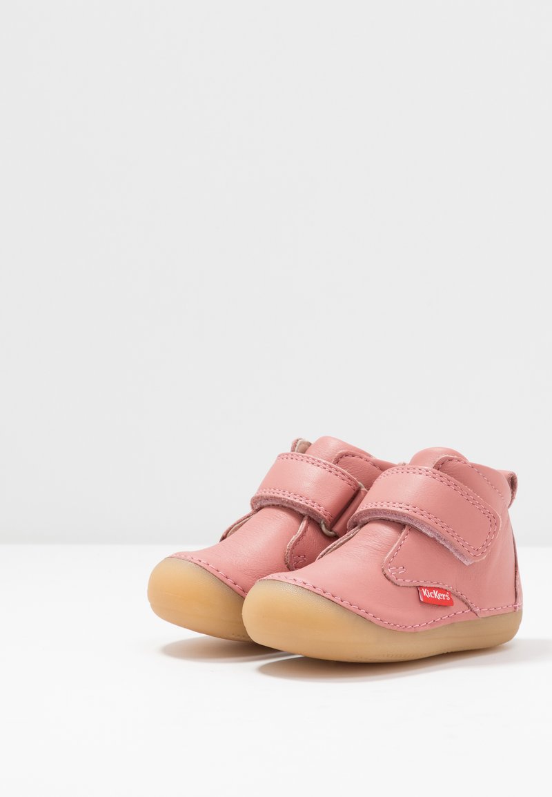 Kickers Sabio Bottillons Fille – Rose Argenté, Pointure 22 – Confort Et Style Urbain Pour Petites Princesses