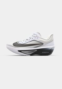 Nike Performance ZOOM FLY 6 - Løbesko til landevejen - white/black/smoke grey/metallic silver