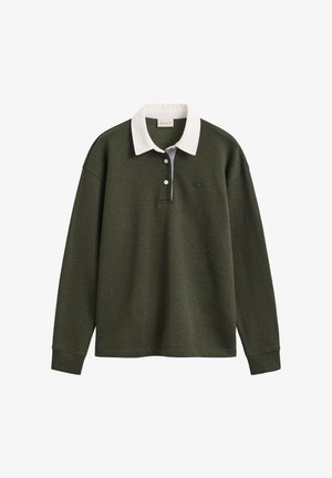 GANT, RUGGER SWEAT - поло риза - mossy green