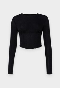 SLIM FIT - Blusa - black