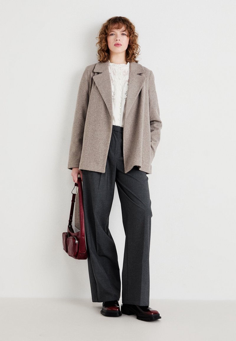 ONLY Dames Onlalvilda Life Wrap Coat OTW mantel, Simply Taupe, XL