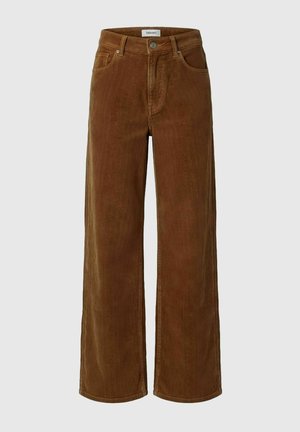 Selected, CORDHOSEN WIDE FIT - Pantalon classique - monks robe