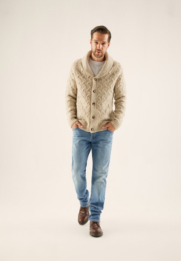 Cardigan - mottled beige4