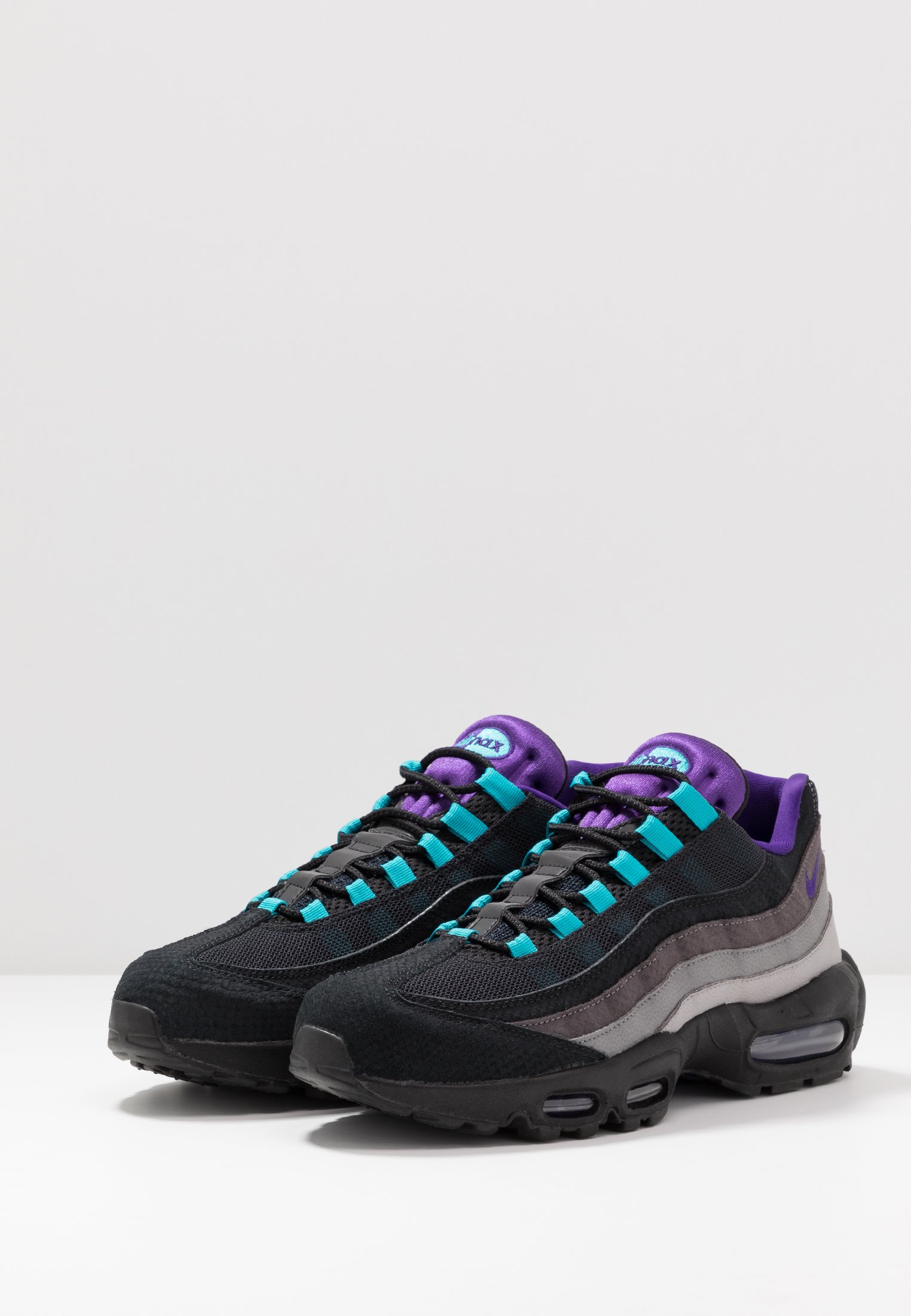 purple and teal air max 95