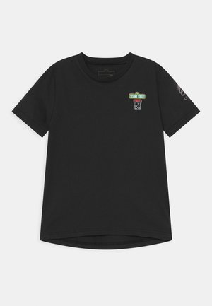 CURRY SESAME SQUAD TEE - Camiseta estampada - black/yellow