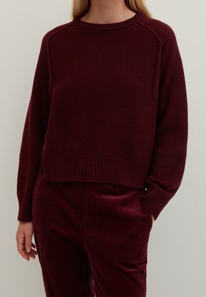 Strickpullover - bordeaux