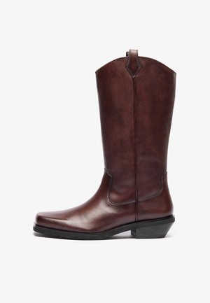 UNISEX - Cowboy/Biker boots - dark brown
