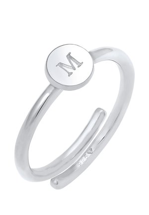 Elli LETTER M - Sormus - silver-coloured