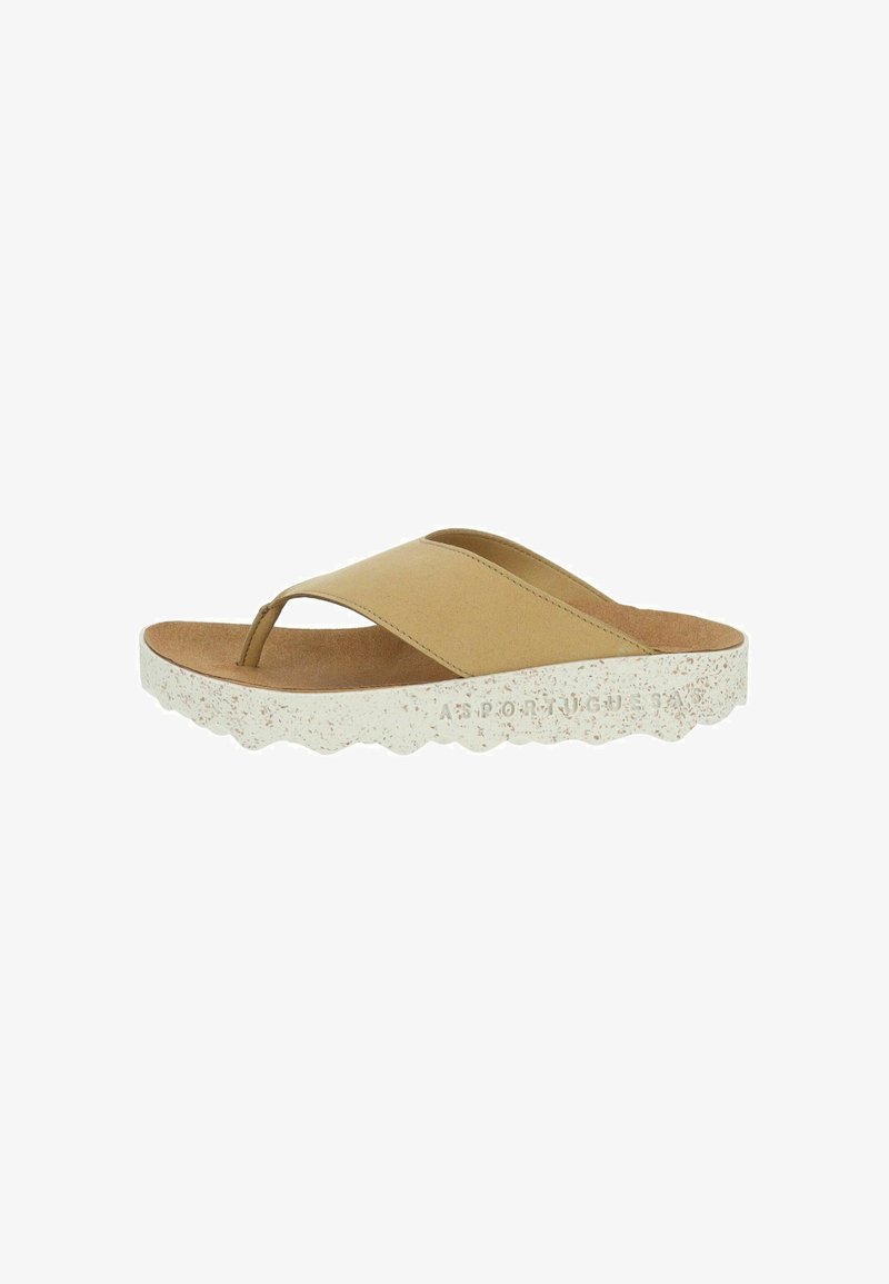 ASPORTUGUESAS Sandales tongs - tan