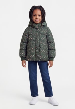 KARLA - Manteau d'hiver - forest lake checked flowers