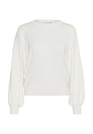 Kaffe, KAKAREN RHINESTONE - Pullover - chalk