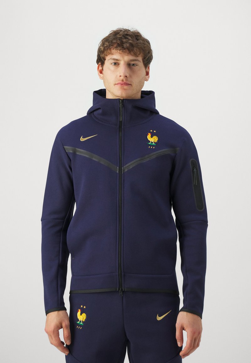 Felpa Ufficiale FFF – Francia Nazionale Di Calcio – Con 2 Stelle Campione Del Mondo – 70% Cotone, Taglie Uomo