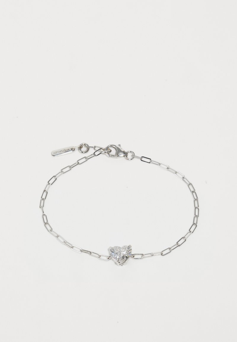 MYSTERYJOY BRACELET DIALE CŒUR - Rokassprādze - blanc