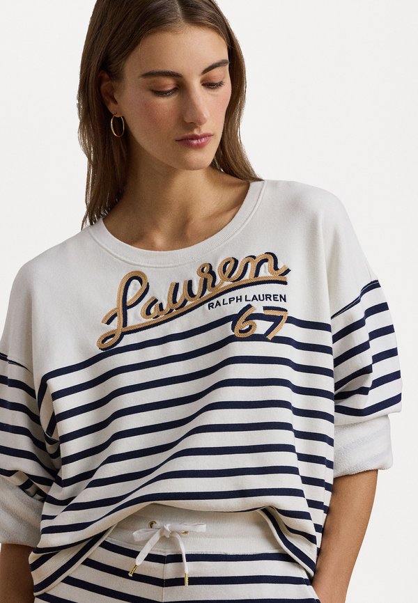 STRIPED FRENCH TERRY CROPPED SWEATSHIRT - Jumper3