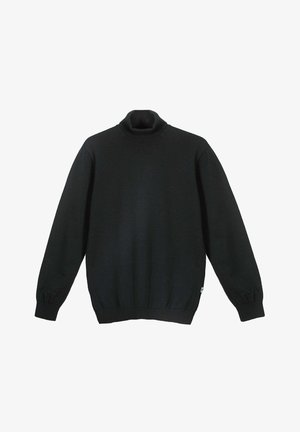 Gentleman Farmer, COL CAMIONNEUR PERCY - Pullover - noir