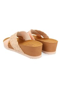 Gioseppo CON TIRAS CUÑA PARA GOULDS - Mules à talons - rosa