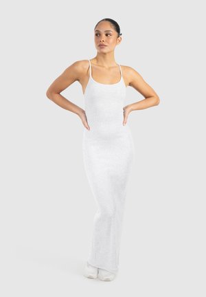 MAXI DRESS AVELINE BACKLESS - Jerseykleid - grau melange