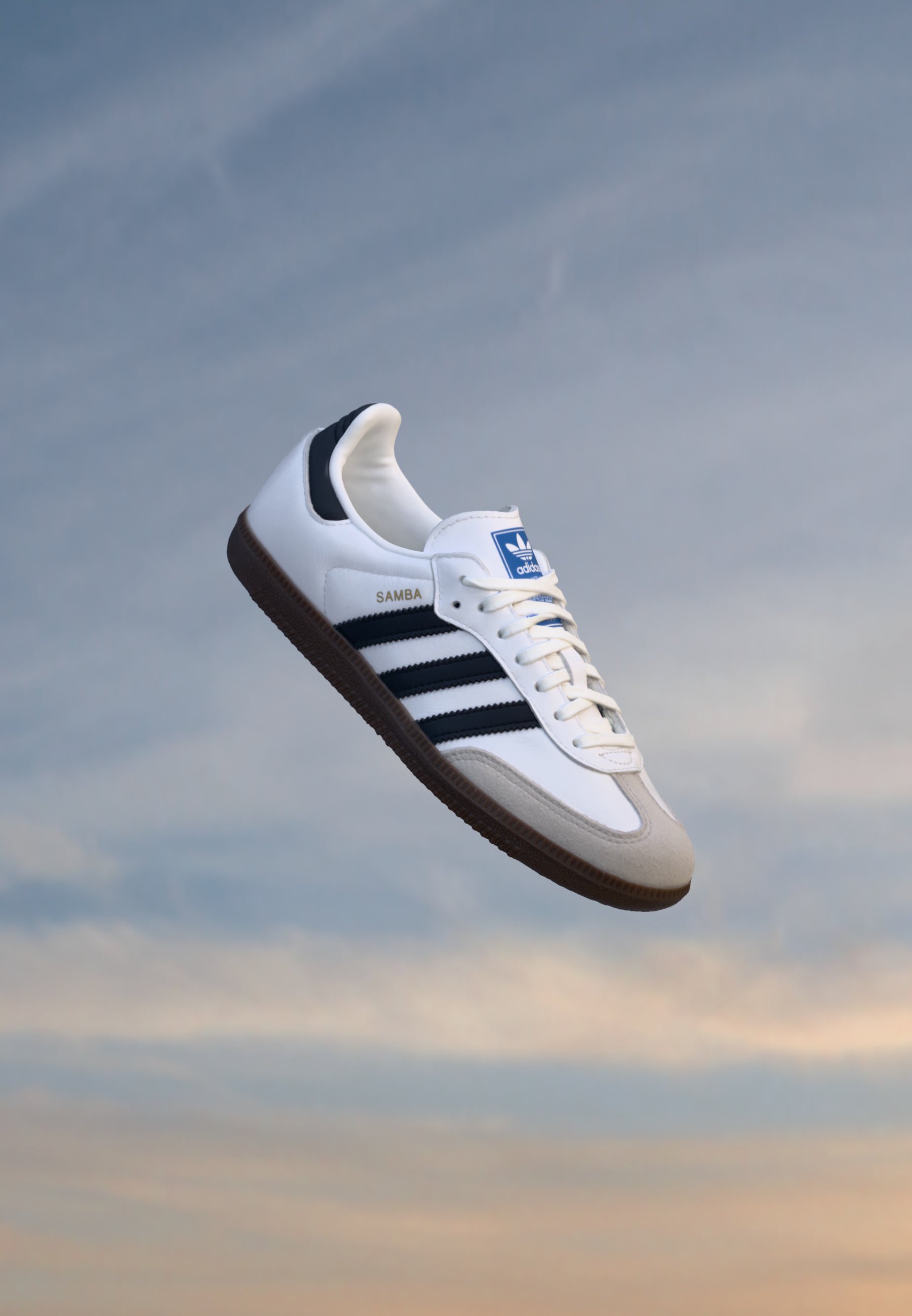 adidas Originals SAMBA OG UNISEX - Sneakers low - footwear white
