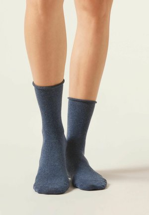 Calzedonia Sokken - blau dark denim blue