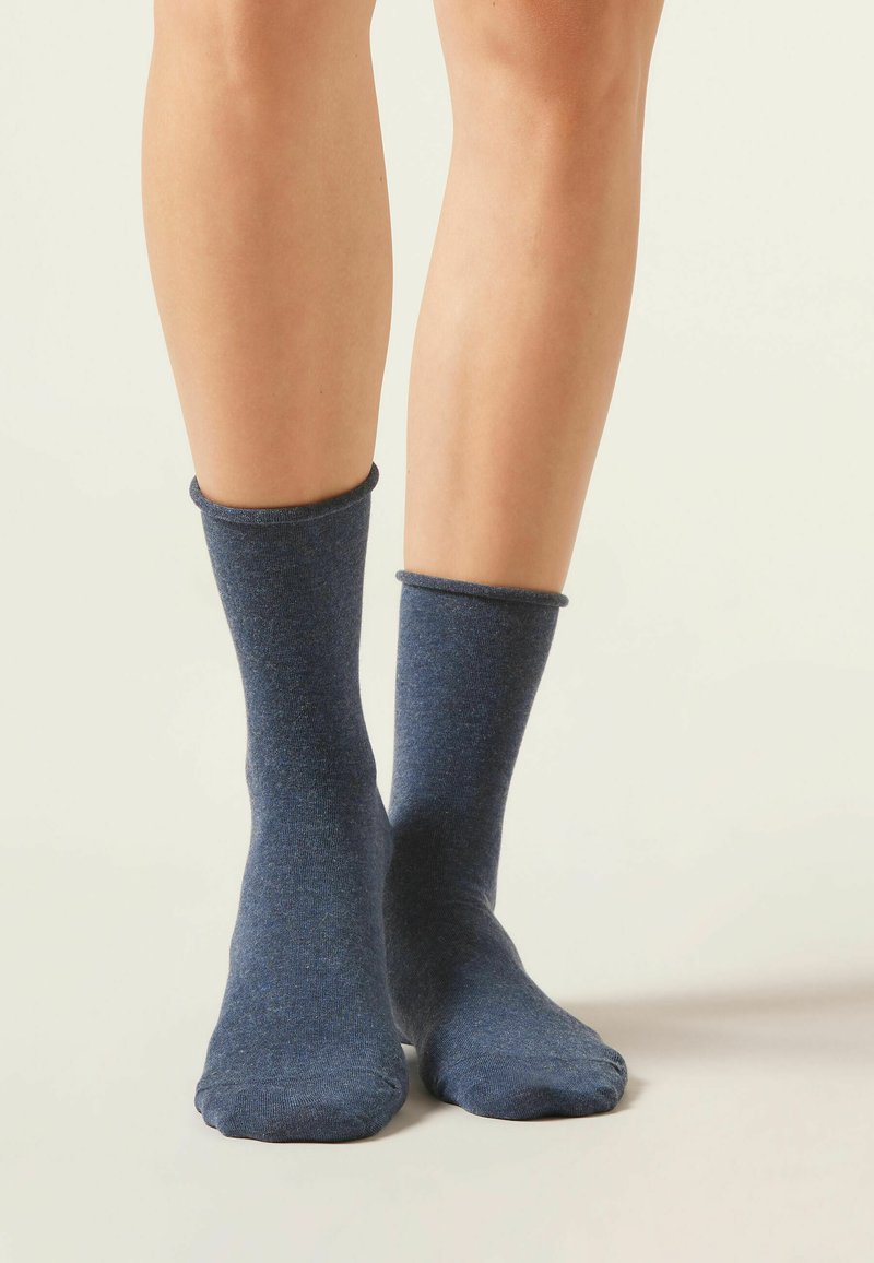 Calzedonia Strømper - blau dark denim blue