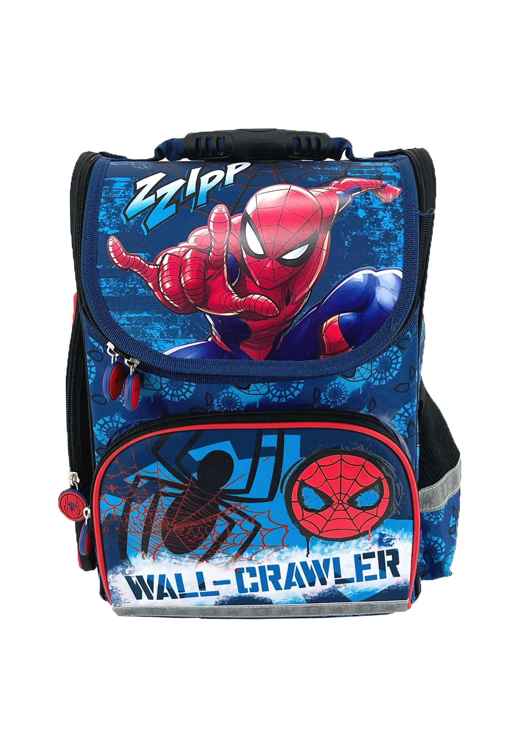 Marvel Spiderman Vorschulrucksack – Blau, 21x25x10 Cm, Polyester, 5,25 Liter