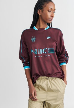Longsleeve - burgundy crush/baltic blue