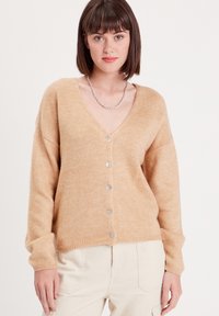 Cache Cache GEKNÖPFTE MIT V AUSSCHNITT - Gilet - beige