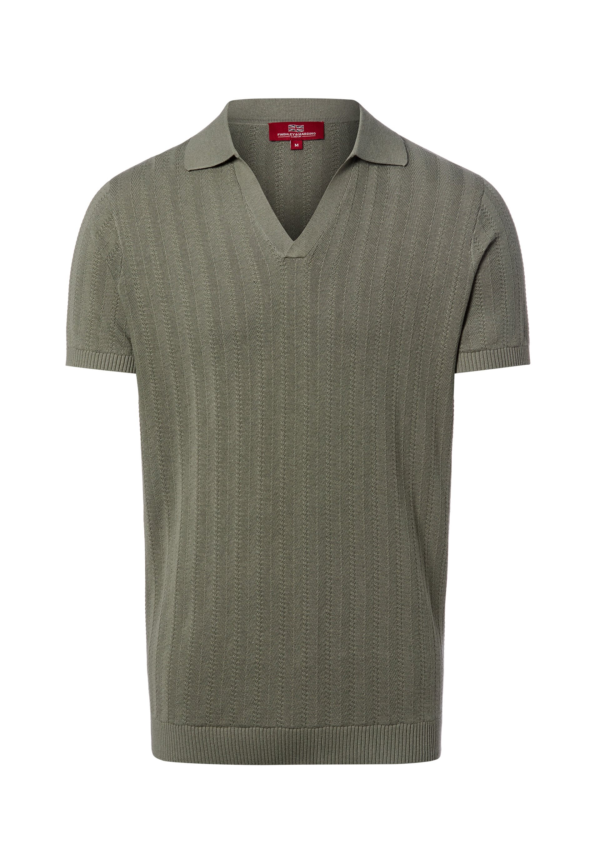 FINSHLEY & HARDING LONDON STRICK - Polo shirt - khaki - Zalando