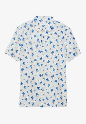 Pier One LINEN MIX BLEND SHIRT - Camisa - offwhite/blue