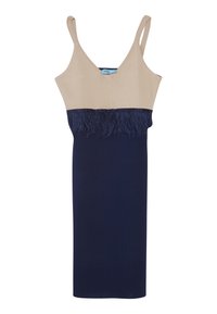 TOOche FEDER - Freizeitkleid - dark blue beige