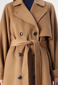 Tommy Hilfiger OVERSIZED BLEND - Trenchcoat - light sepia brown