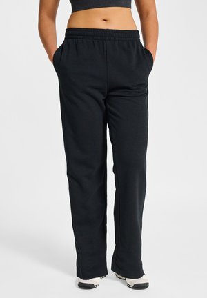 Hummel, HMLPULSE WIDE W - Долнище на анцуг - black
