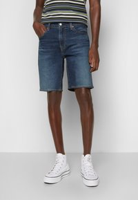 Levi's® Džínové kraťasy - dark-blue denim