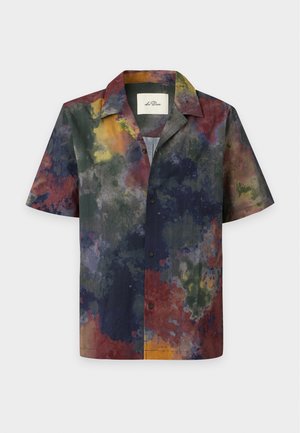 Les Deux, TIE DYE SHIRT - Πουκάμισο - mediterranea green