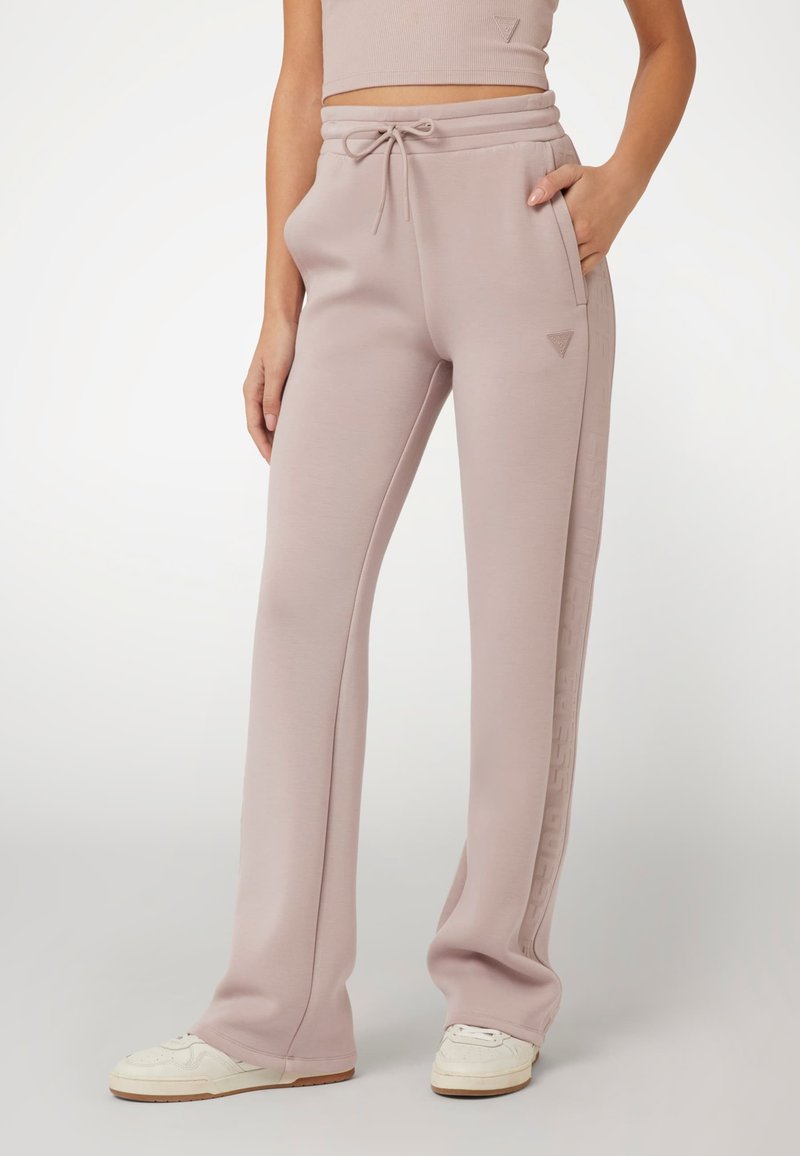 Guess MIT SEITLICHEM LOGO - Tepláky - rose