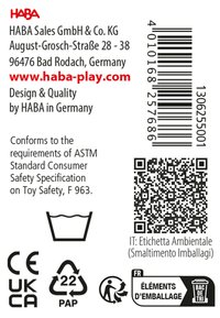 HABA ALLESFRESSER KROKO - Cuddly toy - multi