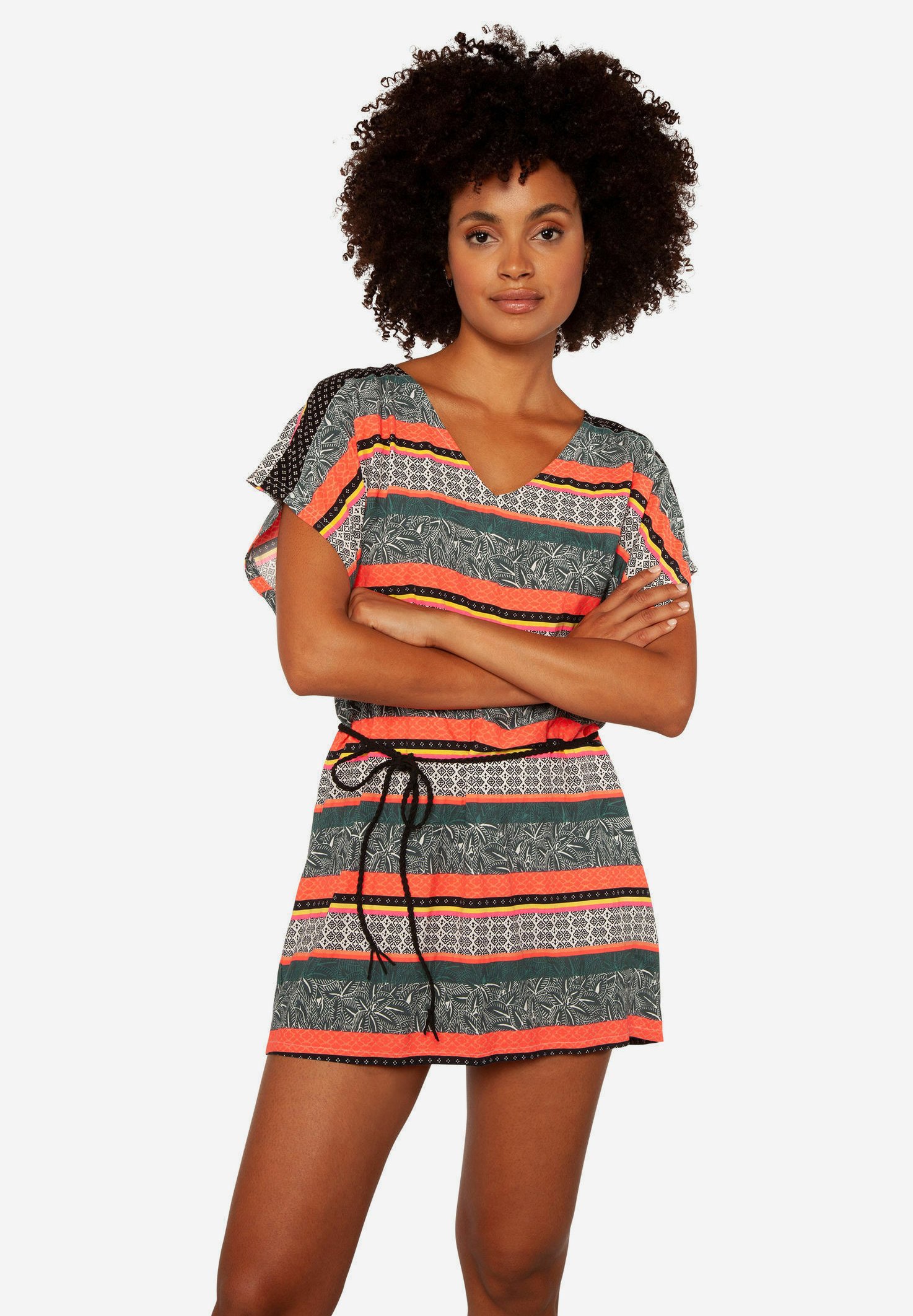 AUSELILY Zomerjurken voor Vrouwen UK V Hals Spaghetti Strap Casual Jurk Strand met Zakken Marine Blauw L