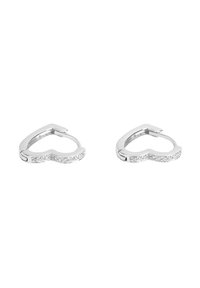 Next HEART HOOP  - Ohrringe - silver coloured