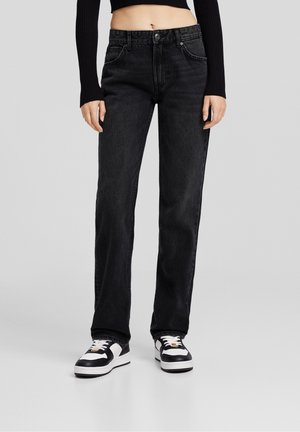 Bershka, Jean droit - black