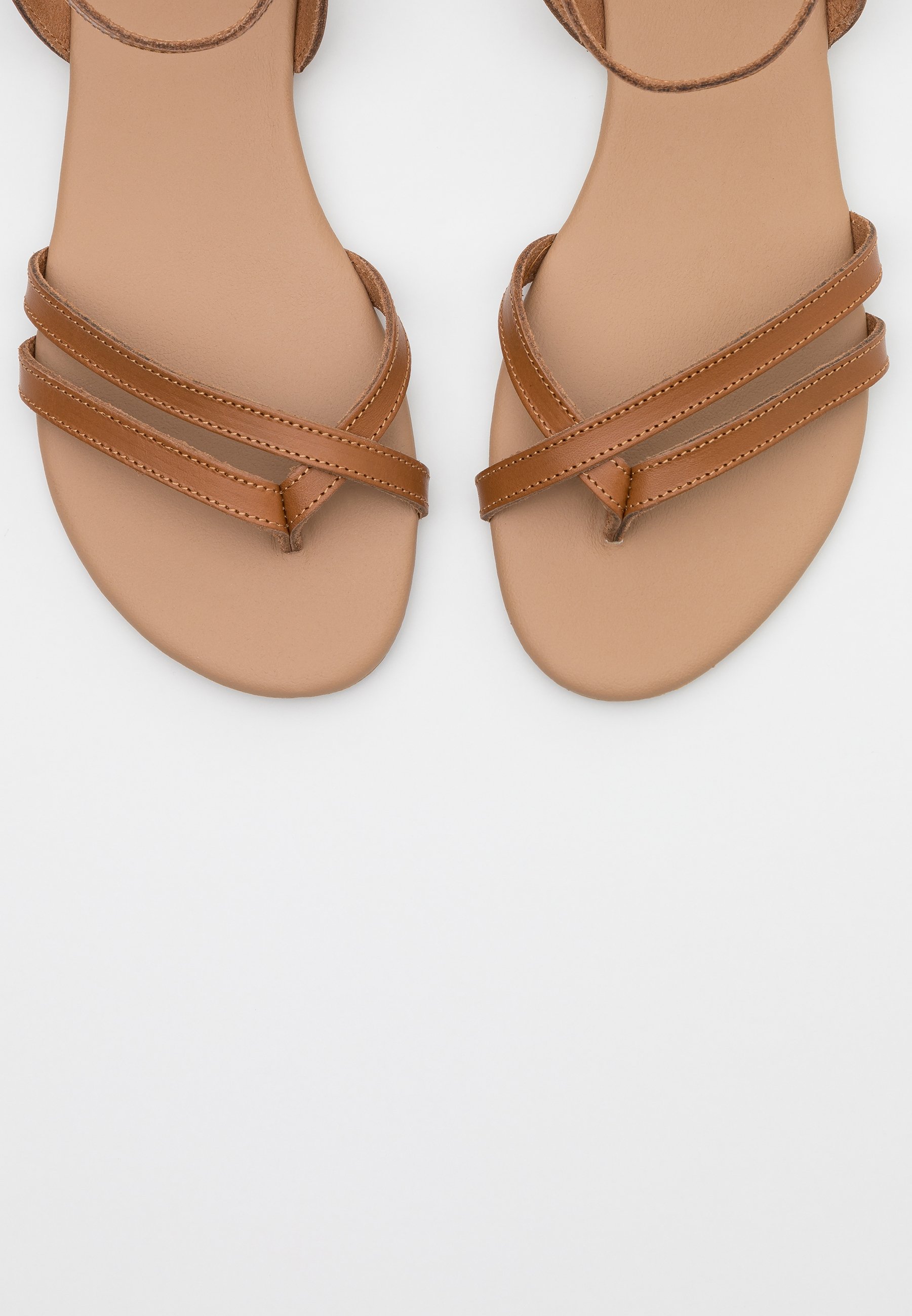 Anna Field LEATHER - Flip Flops - cognac Anna Field LEATHER - Flip Flops - cognac