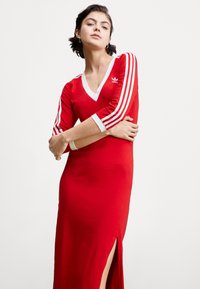 adidas Originals - DRESS - Jerseyjurk - better scarlet Miniatuurafbeelding 1