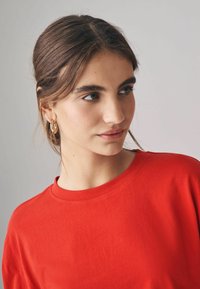 THE SET REGULAR FIT 5 PACK - Top s dlouhým rukávem - beige navy blue red white navy&white stripe