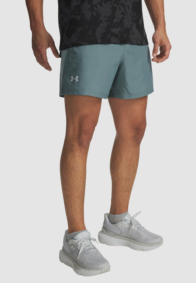 Under Armour LAUNCH - Sportiniai šortai - jasper blue (587)