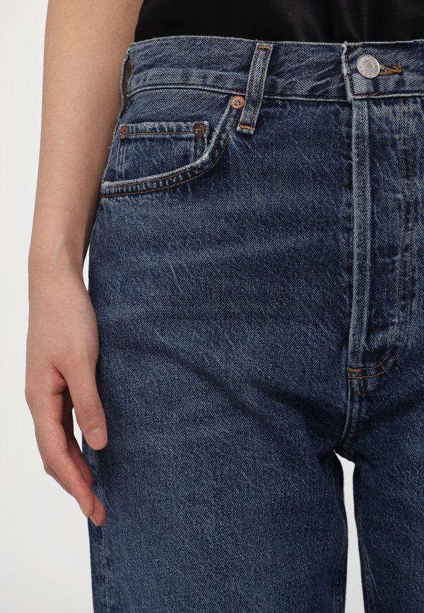 90S PINCH WAIST LONG IN CONTROL - Straight leg jeans - dark vintage indigo3